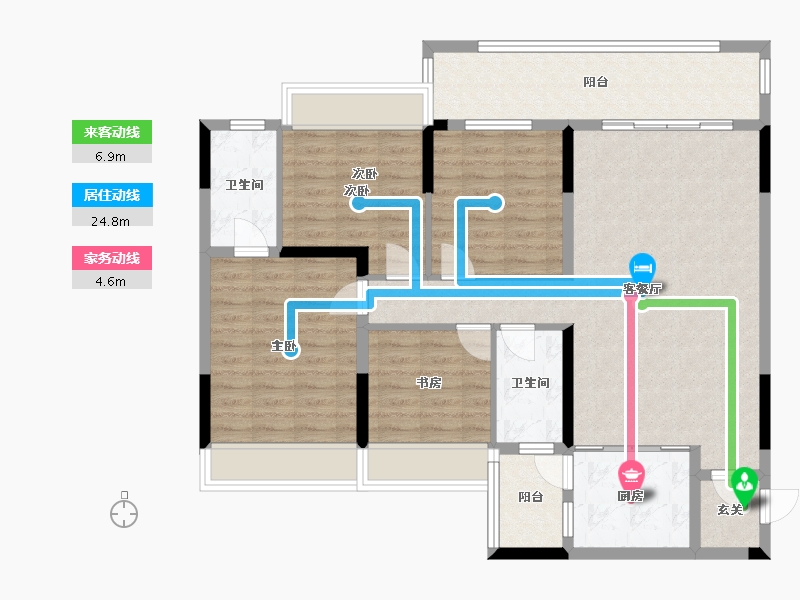 广西壮族自治区-桂林市-交投地产兴进漓江悦府-110.48-户型库-动静线