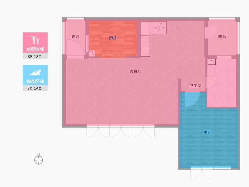 四川省-成都市-泰达上青城-100.01-户型库-动静分区