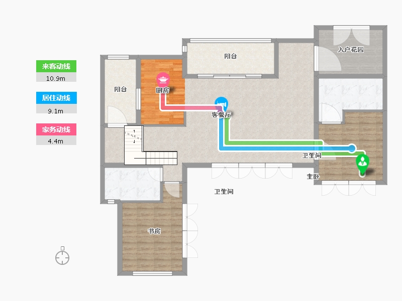 四川省-成都市-泰达上青城-130.10-户型库-动静线