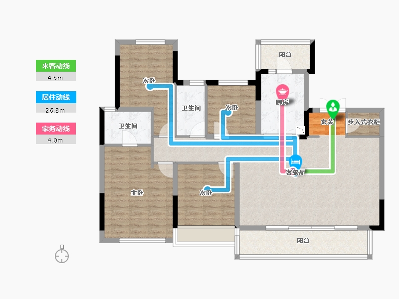 四川省-成都市-首开龙湖景粼玖序-114.47-户型库-动静线