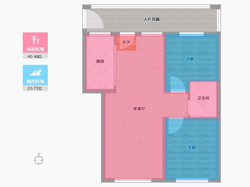 河北省-石家庄市-启航小镇-66.00-户型库-动静分区