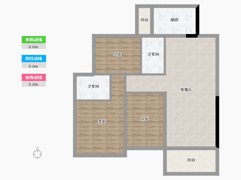 贵州省-贵阳市-贵阳恒大城-102.40-户型库-动静线