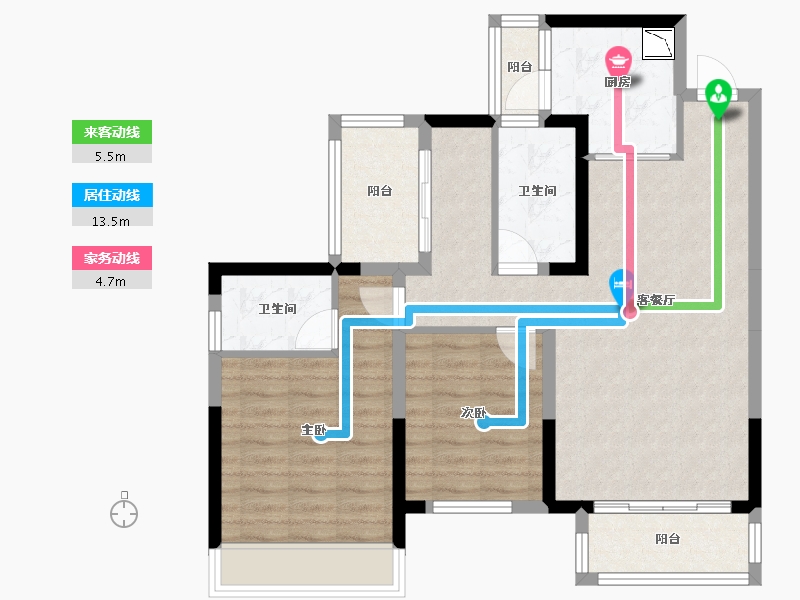 四川省-成都市-奥园玖俪湾-81.57-户型库-动静线