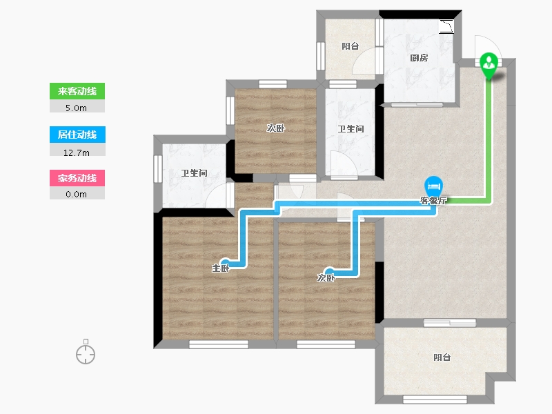 四川省-宜宾市-邦泰·白沙鹭岛（西区）-77.24-户型库-动静线