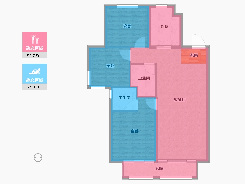 河北省-石家庄市-新兴城-78.22-户型库-动静分区