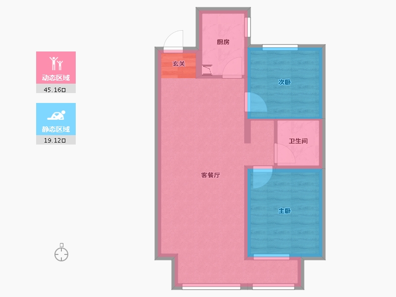 河北省-石家庄市-新兴城-56.79-户型库-动静分区