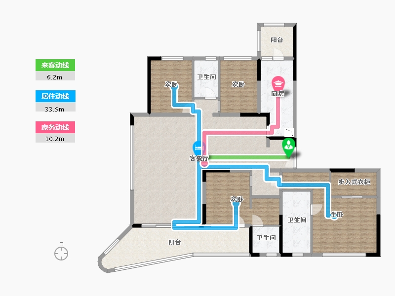 四川省-成都市-中国铁建西派金沙-194.25-户型库-动静线