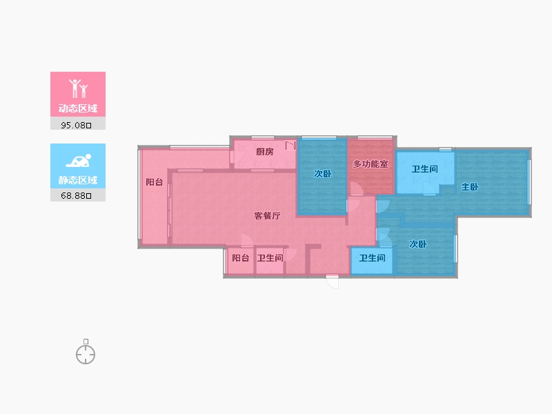 四川省-成都市-保利时代-146.81-户型库-动静分区