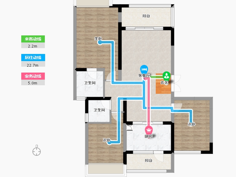 四川省-成都市-中建人居山水颐墅-97.59-户型库-动静线