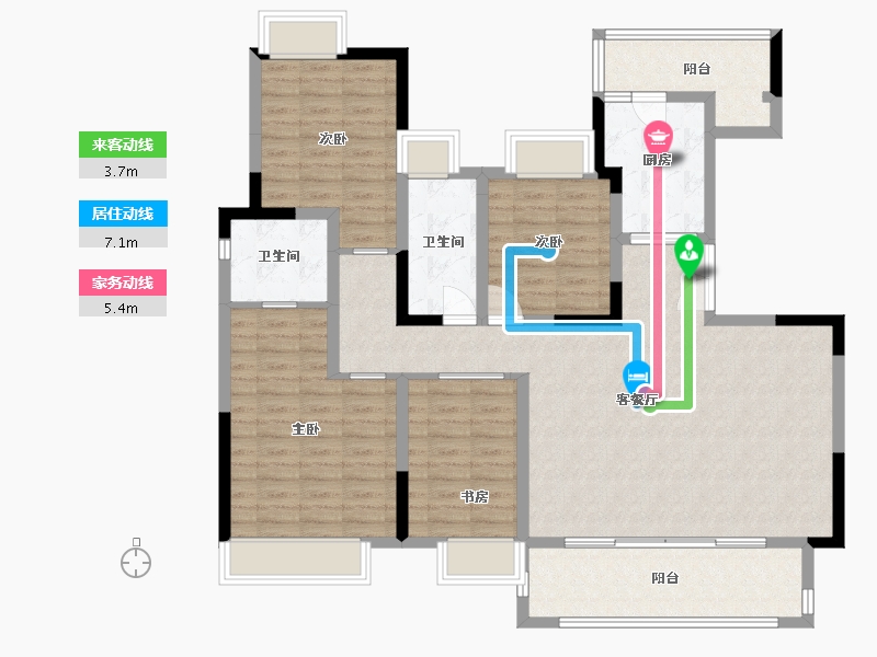 四川省-成都市-交投璟云府-121.21-户型库-动静线