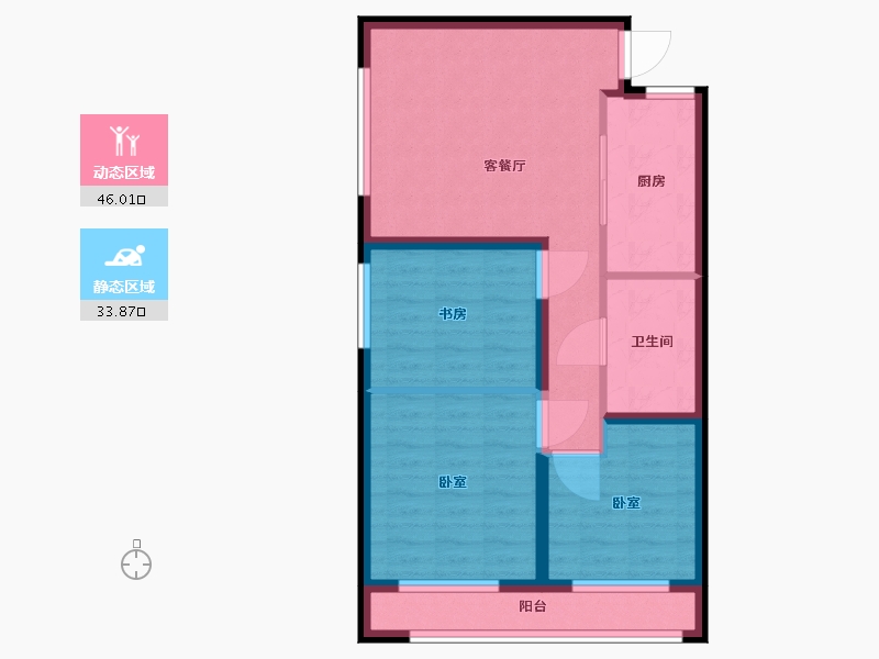 河北省-石家庄市-广安云棠-70.51-户型库-动静分区