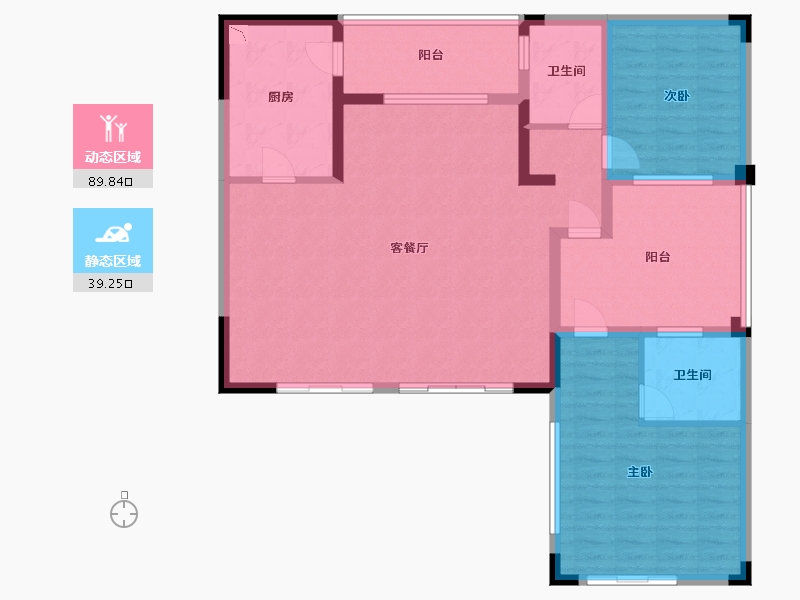 四川省-成都市-中建人居山水颐墅-117.37-户型库-动静分区