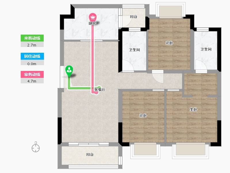 四川省-成都市-融创翰林学府-87.53-户型库-动静线