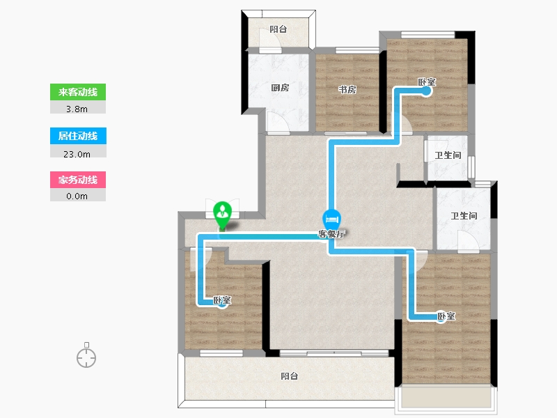 四川省-成都市-中南上熙府熙悦-110.58-户型库-动静线