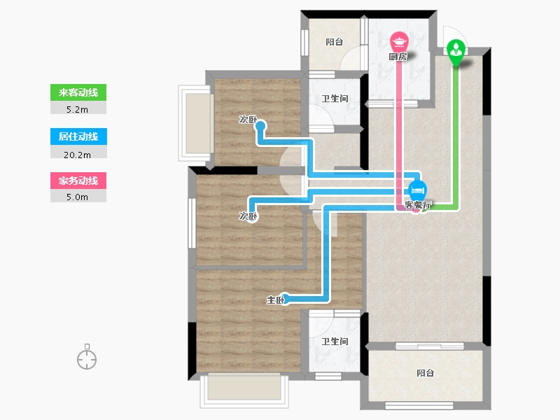 贵州省-遵义市-东都遵南首府-81.22-户型库-动静线