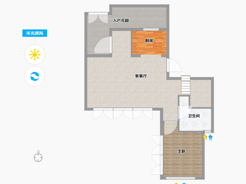 四川省-成都市-泰达上青城-107.01-户型库-采光通风