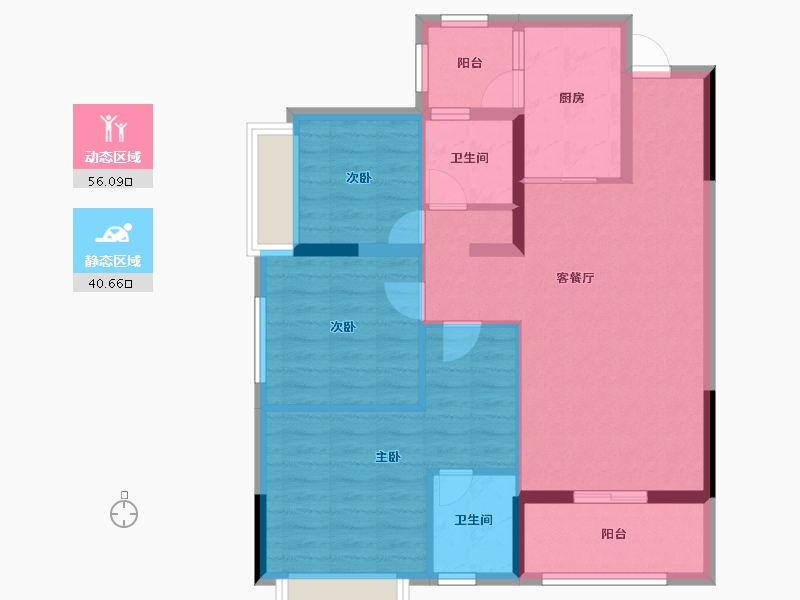 贵州省-遵义市-东都遵南首府-86.37-户型库-动静分区