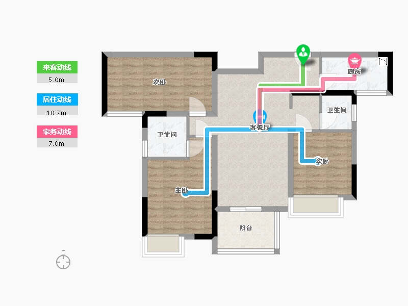 四川省-成都市-华侨城粼港樾府-77.03-户型库-动静线