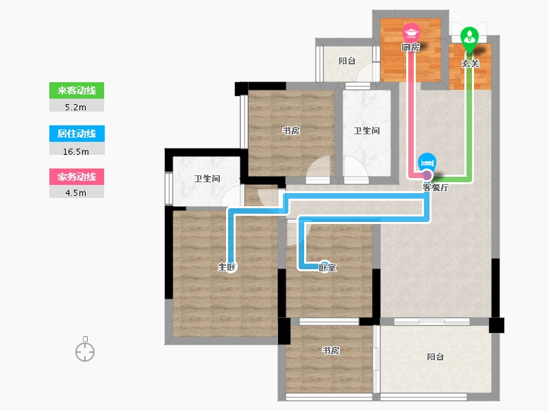 四川省-成都市-天府金融港-89.46-户型库-动静线