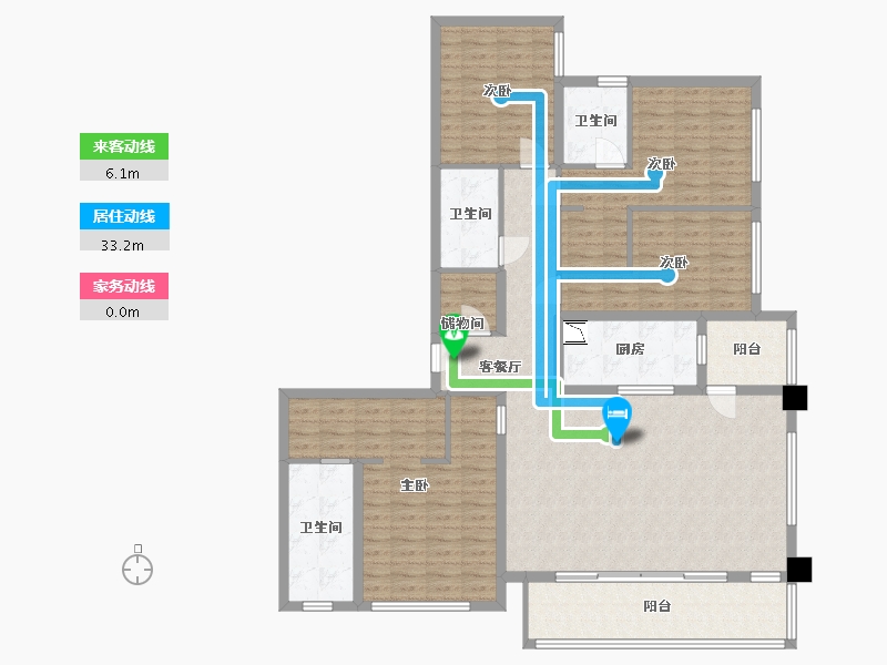 四川省-成都市-保利时代-146.97-户型库-动静线