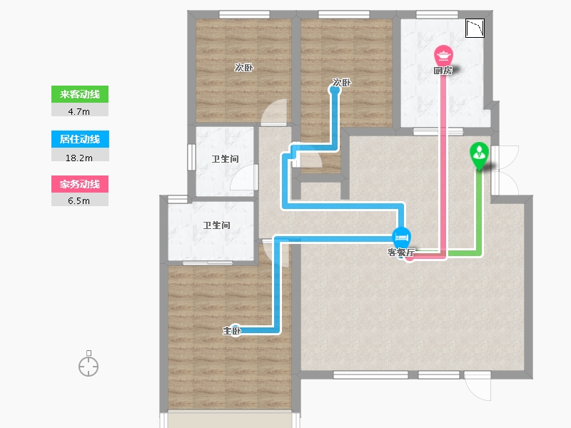 四川省-成都市-武侯金茂府-102.06-户型库-动静线