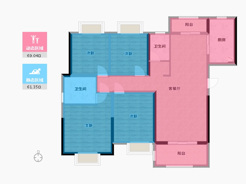 江西省-赣州市-唐江府-117.00-户型库-动静分区