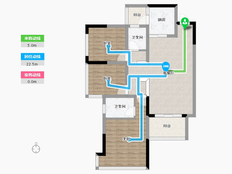 四川省-遂宁市-龙腾·紫御江山-82.21-户型库-动静线