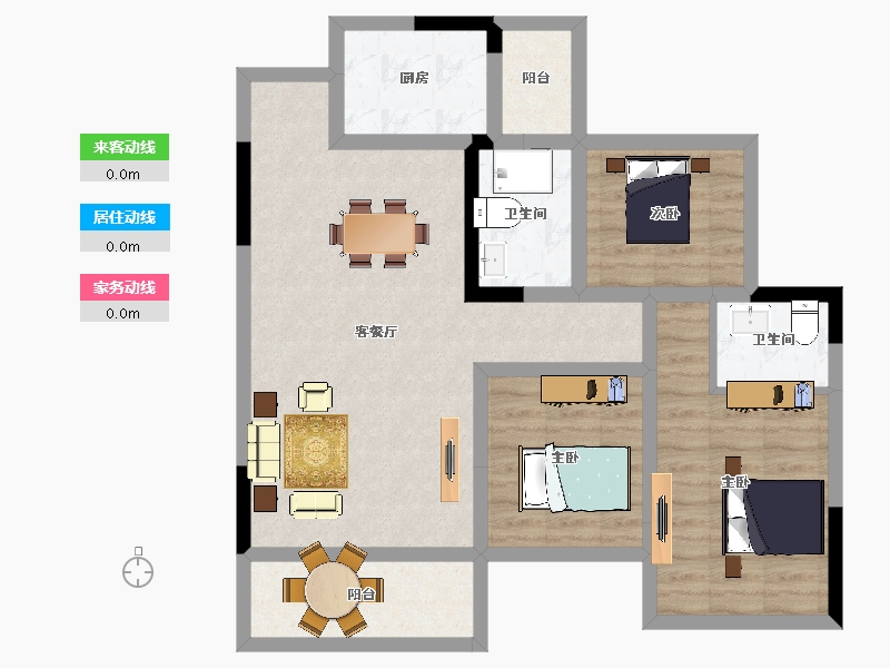 四川省-巴中市-成中江与城二期-82.81-户型库-动静线