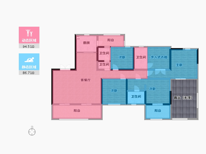 四川省-宜宾市-丽雅江宸-181.16-户型库-动静分区