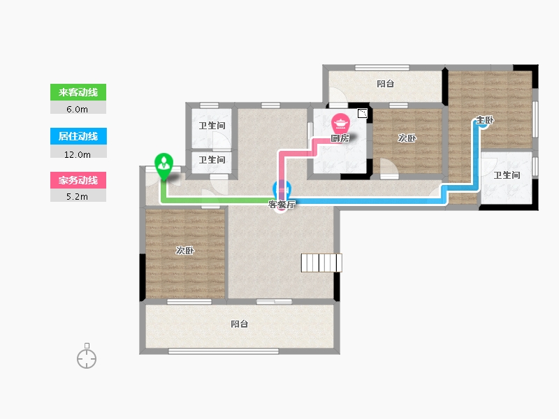 四川省-宜宾市-丽雅江宸-115.53-户型库-动静线