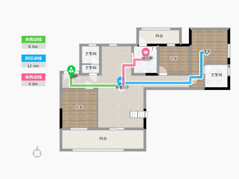 四川省-宜宾市-丽雅江宸-115.03-户型库-动静线