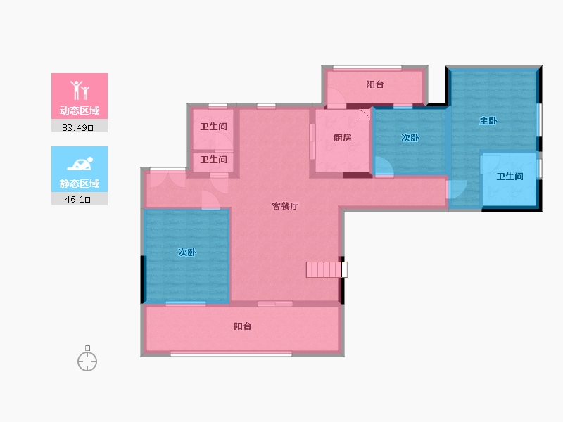 四川省-宜宾市-丽雅江宸-115.03-户型库-动静分区