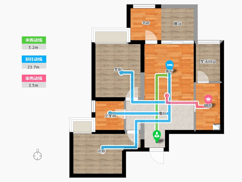 四川省-成都市-云立方澋悦府-68.01-户型库-动静线