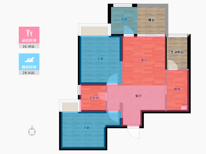 四川省-成都市-云立方澋悦府-68.01-户型库-动静分区