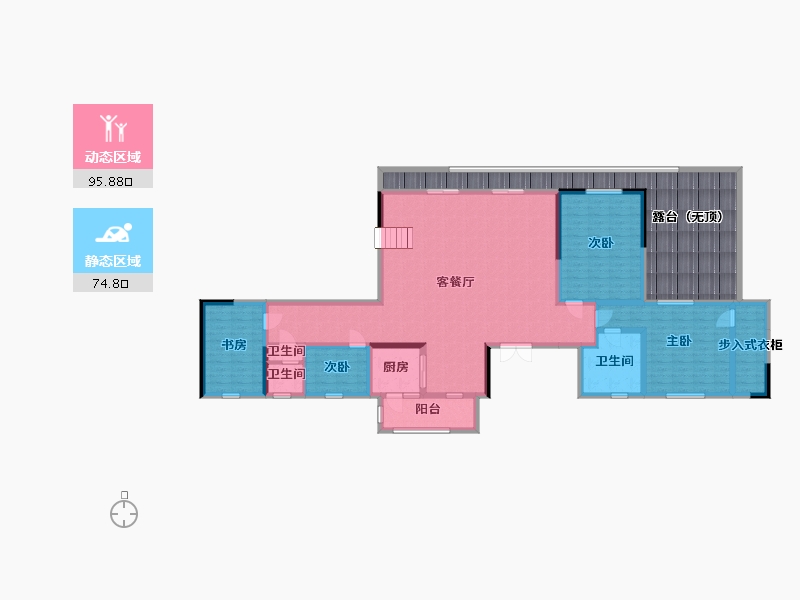 四川省-宜宾市-丽雅江宸-188.03-户型库-动静分区