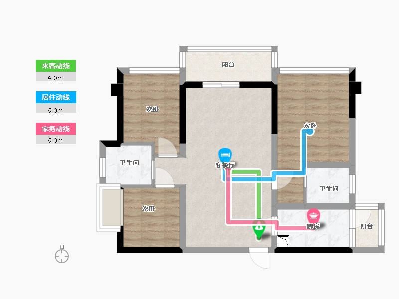 四川省-巴中市-一品凤凰城-67.85-户型库-动静线