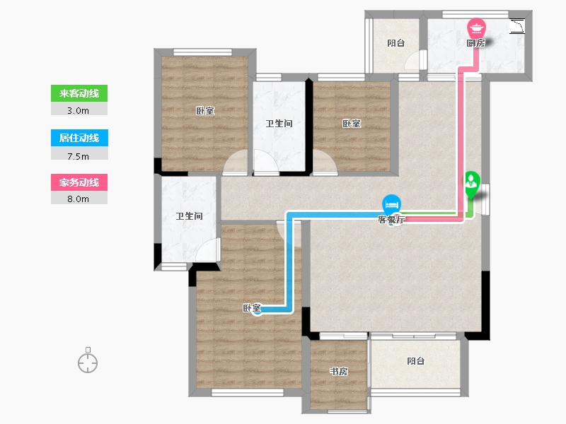 四川省-成都市-中航城-101.18-户型库-动静线