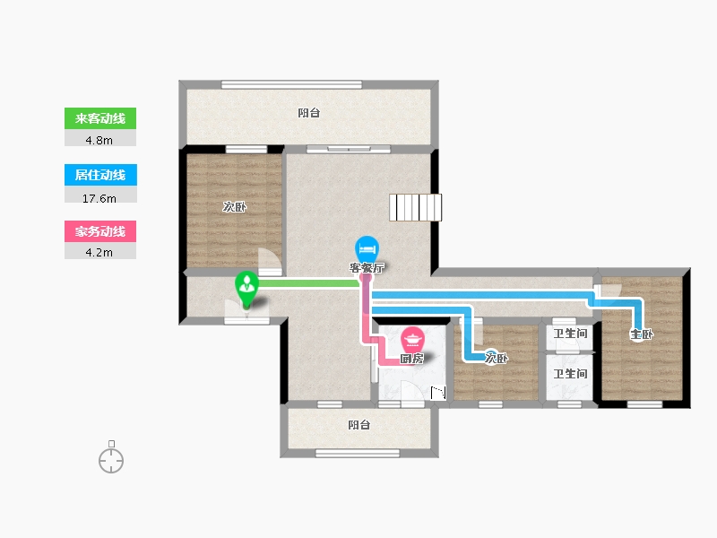 四川省-宜宾市-丽雅江宸-105.95-户型库-动静线