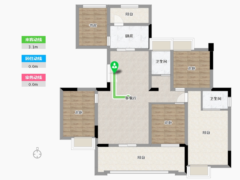 四川省-巴中市-汇金龙腾御锦通江府-120.24-户型库-动静线