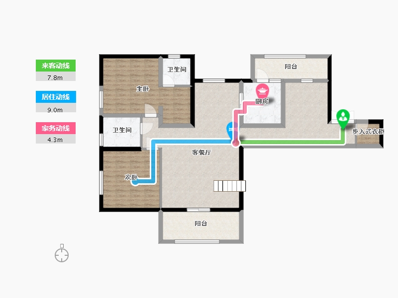 四川省-宜宾市-丽雅江宸-122.51-户型库-动静线