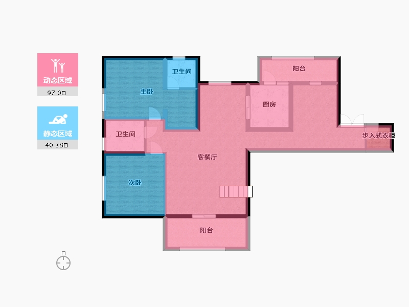 四川省-宜宾市-丽雅江宸-122.51-户型库-动静分区