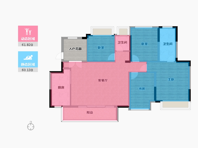 四川省-成都市-东原中业印江洲-117.02-户型库-动静分区