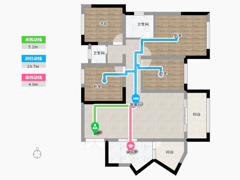 四川省-成都市-滨江翡翠城-97.38-户型库-动静线