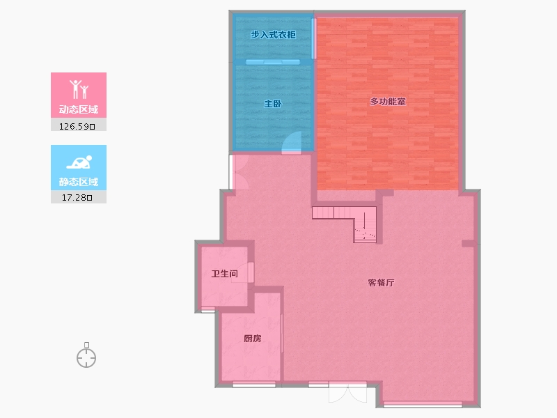 四川省-成都市-龙湖悠山郡千山新屿-133.07-户型库-动静分区