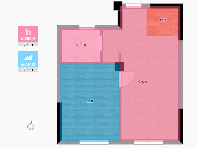 四川省-成都市-绿地无舍青城-36.77-户型库-动静分区