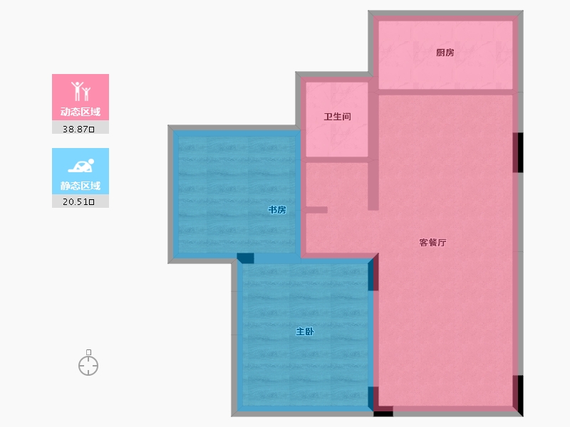 四川省-巴中市-普达阳光-53.03-户型库-动静分区