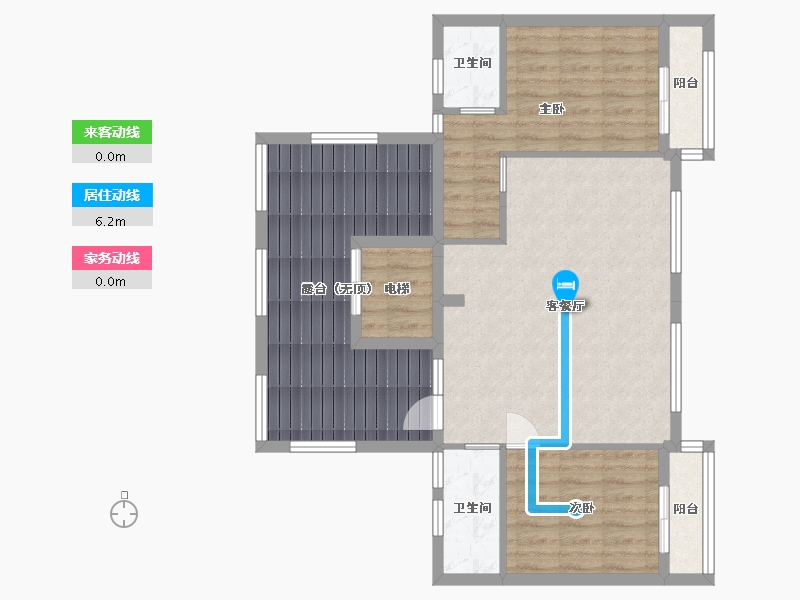 四川省-成都市-绿地无舍青城-89.25-户型库-动静线