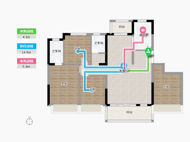 四川省-成都市-城投锦澜悦山-109.34-户型库-动静线