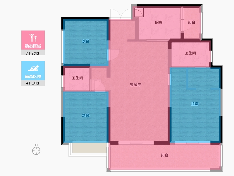 四川省-成都市-青秀阅山-100.28-户型库-动静分区