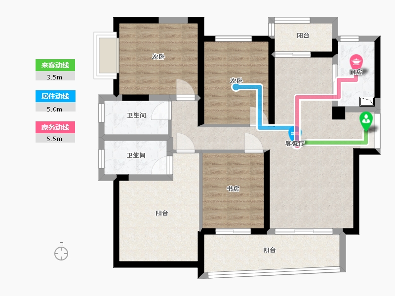 四川省-成都市-同森翠叠森林-97.79-户型库-动静线